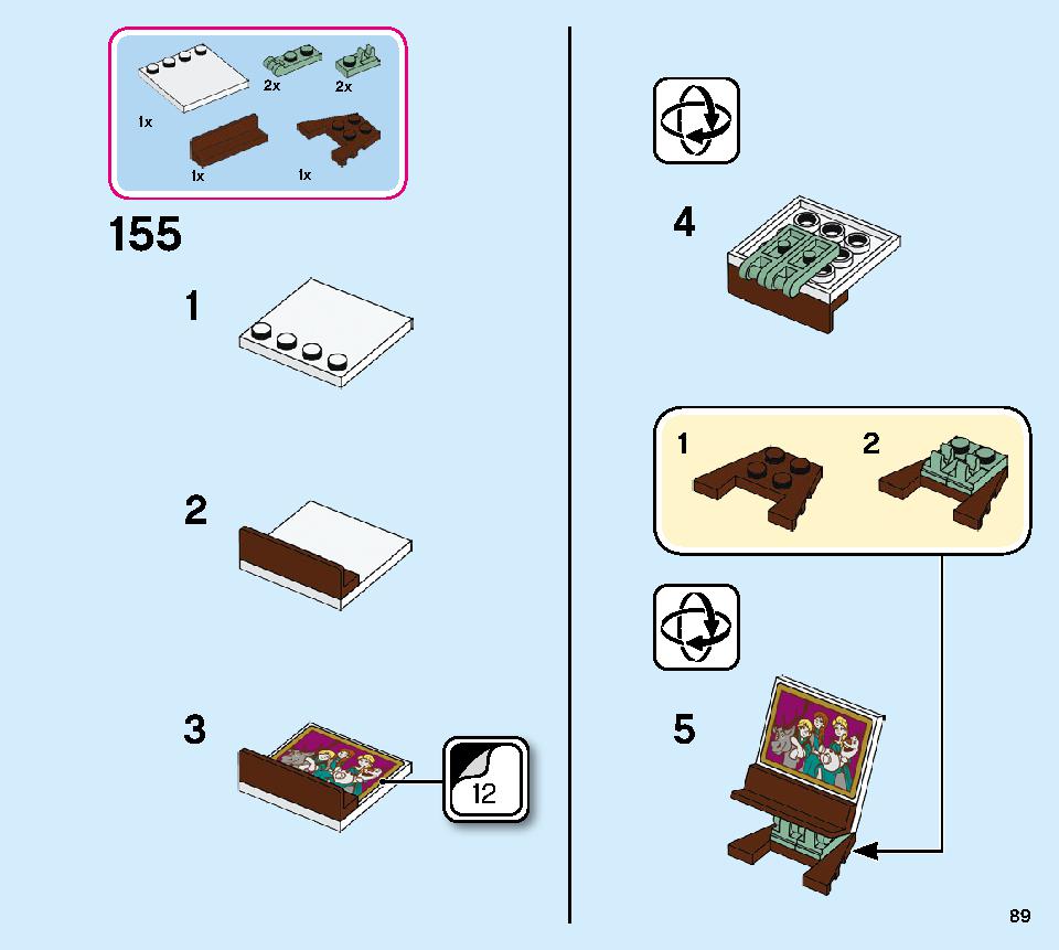 Arendelle Castle Village 41167 LEGO information LEGO instructions 89 page