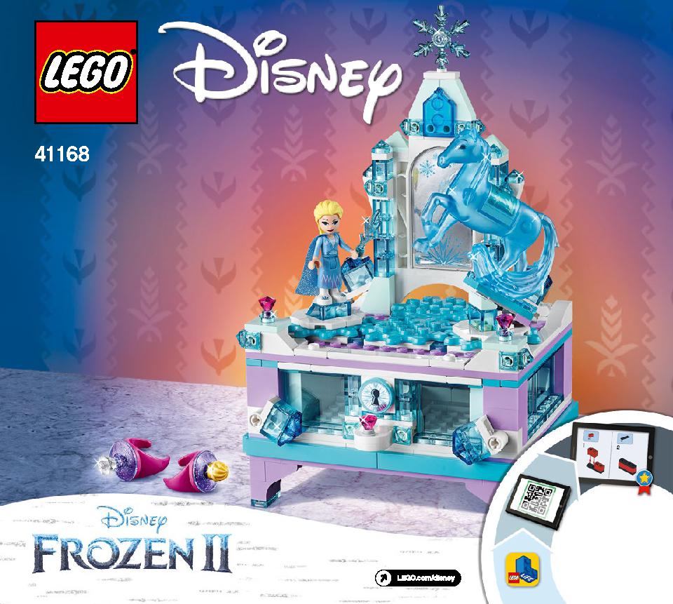 Elsa's Jewelry Box Creation 41168 LEGO information LEGO instructions 1 page