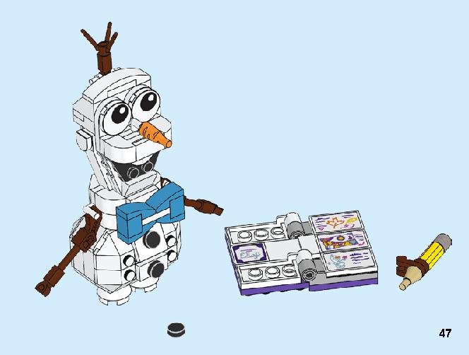 アナと雪の女王２‟オラフ” 41169 レゴの商品情報 レゴの説明書・組立方法 47 page