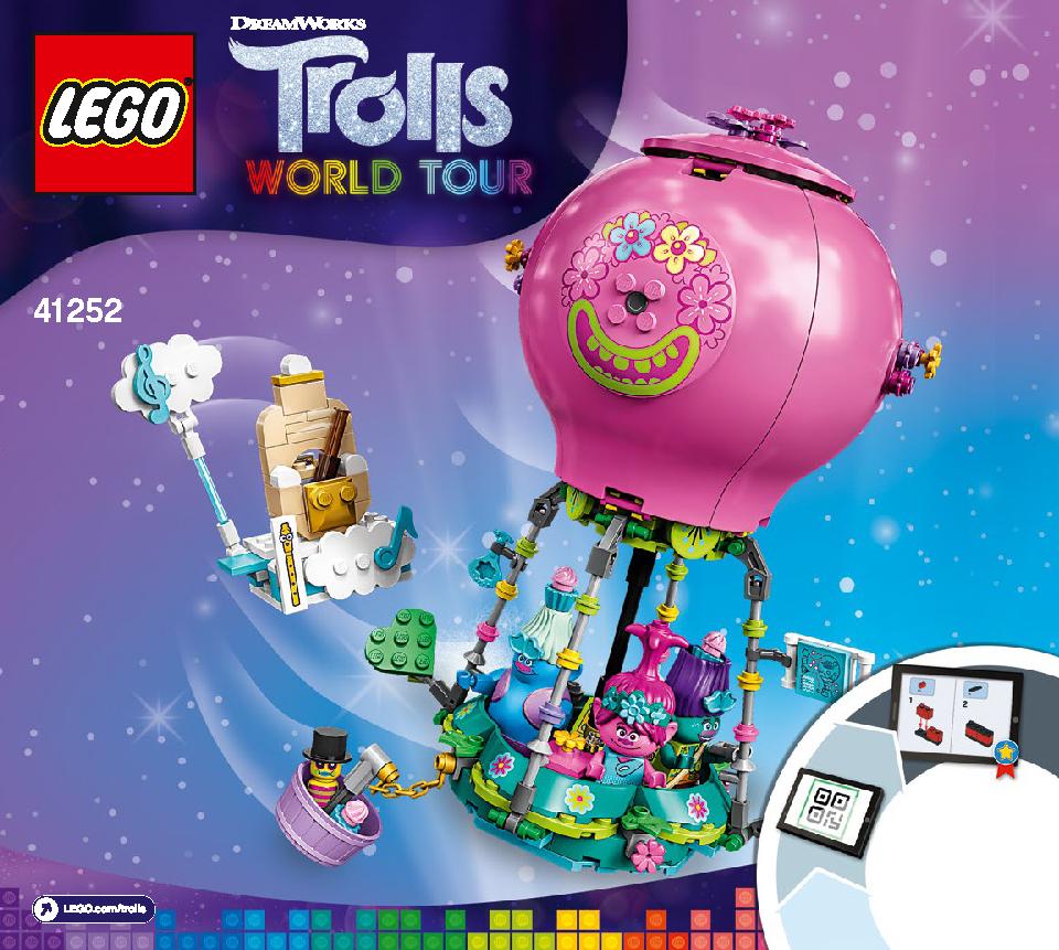Poppy's Hot Air Balloon Adventure 41252 LEGO information LEGO instructions 1 page