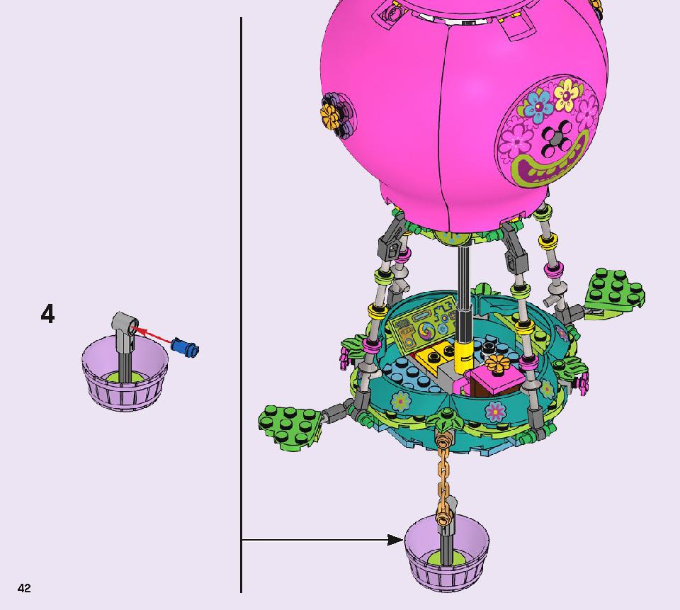 Poppyの熱気球アドベンチャー 41252 レゴの商品情報 レゴの説明書・組立方法 42 page