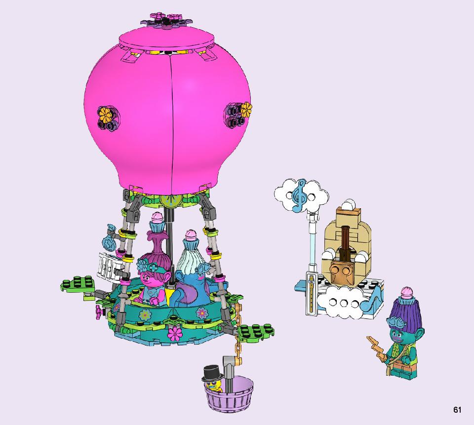 Poppy's Hot Air Balloon Adventure 41252 LEGO information LEGO instructions 61 page