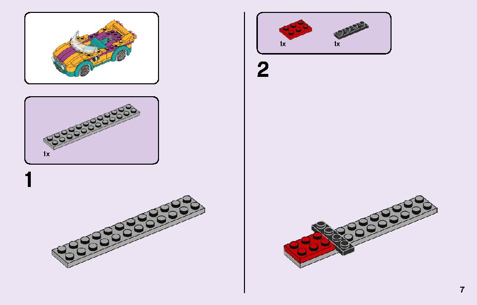 Andrea's Car & Stage 41390 LEGO information LEGO instructions 7 page