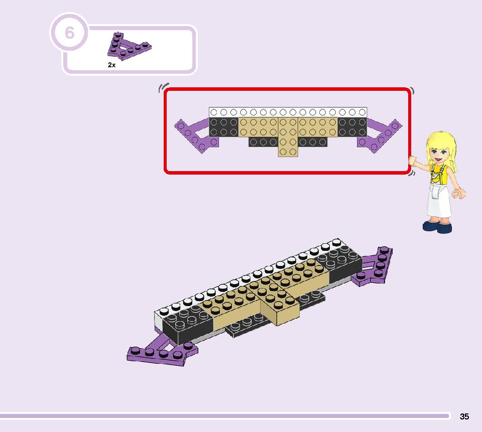 フレンズのお菓子作りコンテスト 41393 レゴの商品情報 レゴの説明書・組立方法 35 page
