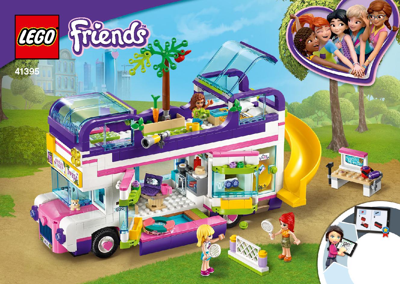 Friendship Bus 41395 LEGO information LEGO instructions 1 page