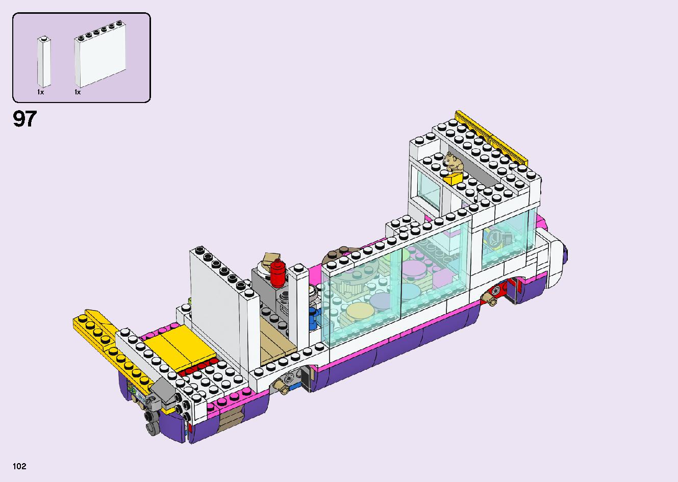 フレンズのうきうきハッピー・バス 41395 レゴの商品情報 レゴの説明書・組立方法 102 page