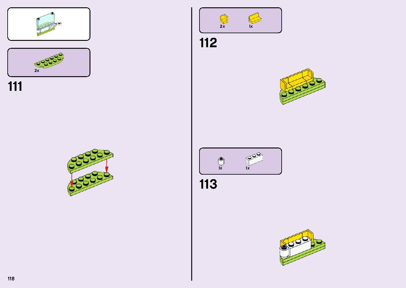 フレンズのうきうきハッピー・バス 41395 レゴの商品情報 レゴの説明書・組立方法 118 page