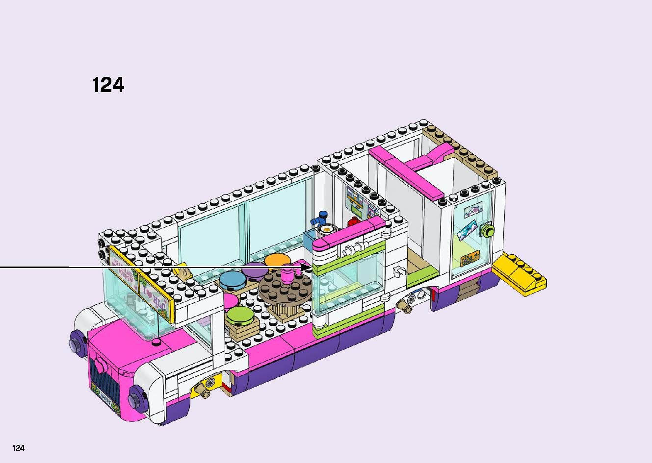 フレンズのうきうきハッピー・バス 41395 レゴの商品情報 レゴの説明書・組立方法 124 page