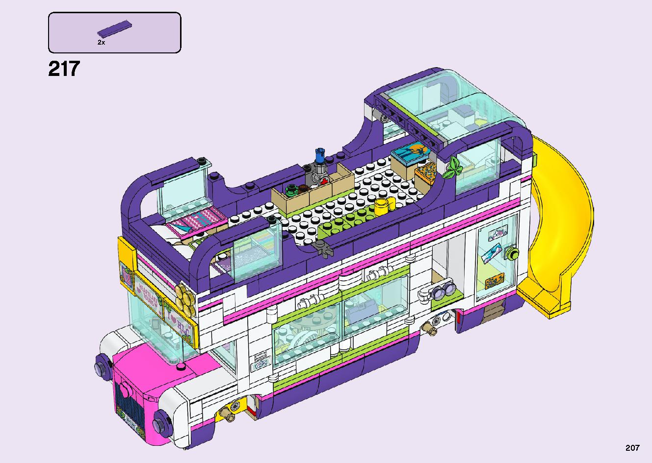 Friendship Bus 41395 LEGO information LEGO instructions 207 page