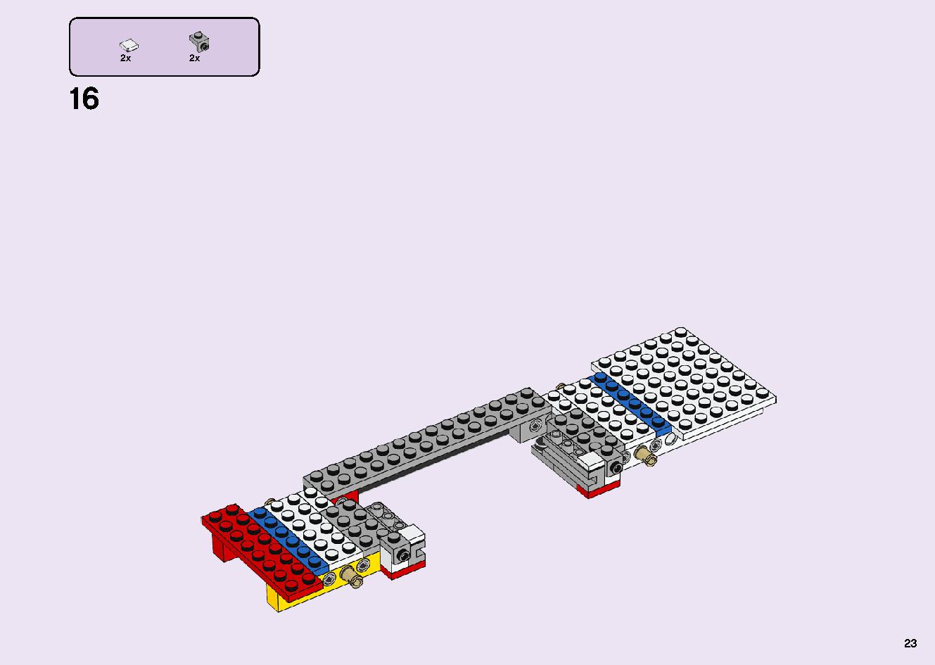 Friendship Bus 41395 LEGO information LEGO instructions 23 page