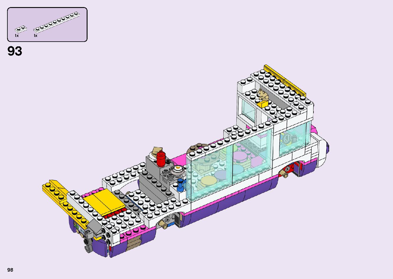 フレンズのうきうきハッピー・バス 41395 レゴの商品情報 レゴの説明書・組立方法 98 page