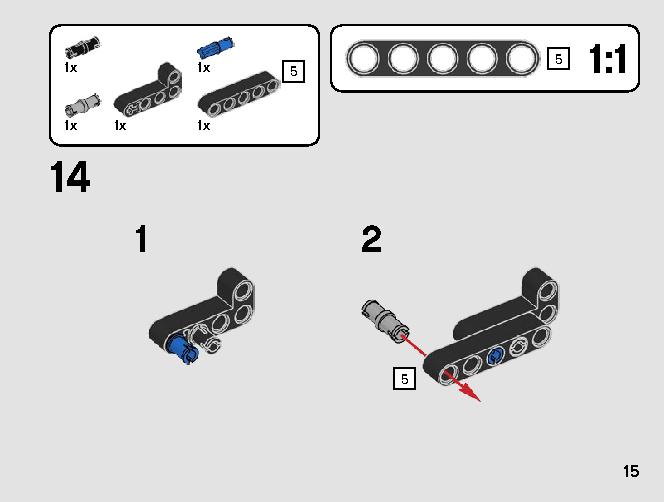 Buggy 42101 LEGO information LEGO instructions 15 page