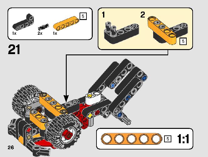 Buggy 42101 LEGO information LEGO instructions 26 page