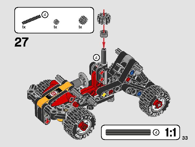 Buggy 42101 LEGO information LEGO instructions 33 page