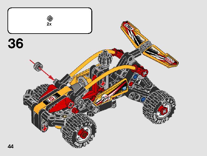 Buggy 42101 LEGO information LEGO instructions 44 page