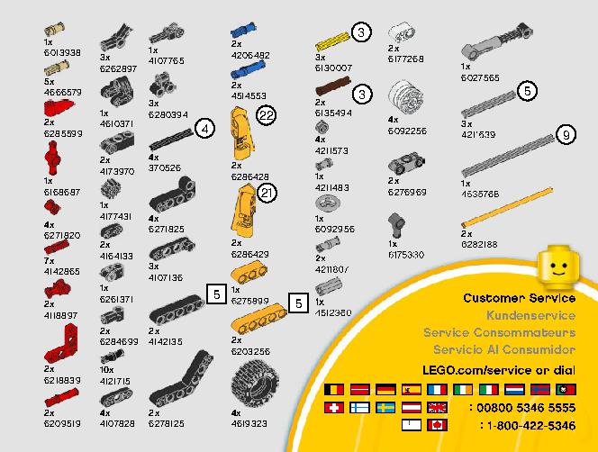 Buggy 42101 LEGO information LEGO instructions 47 page