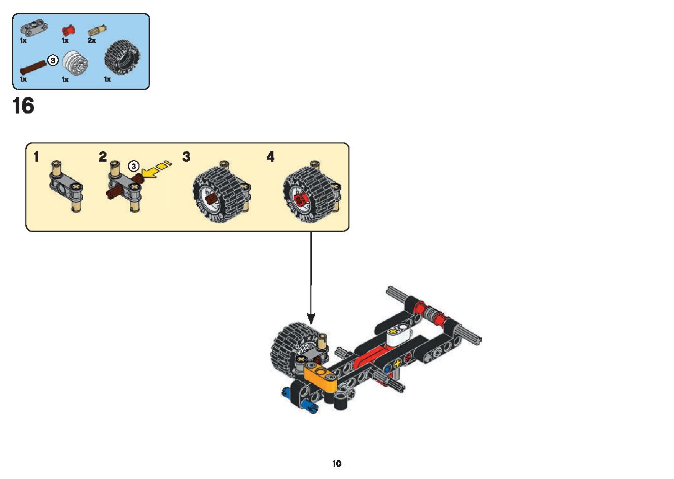 Buggy 42101 LEGO information LEGO instructions 10 page