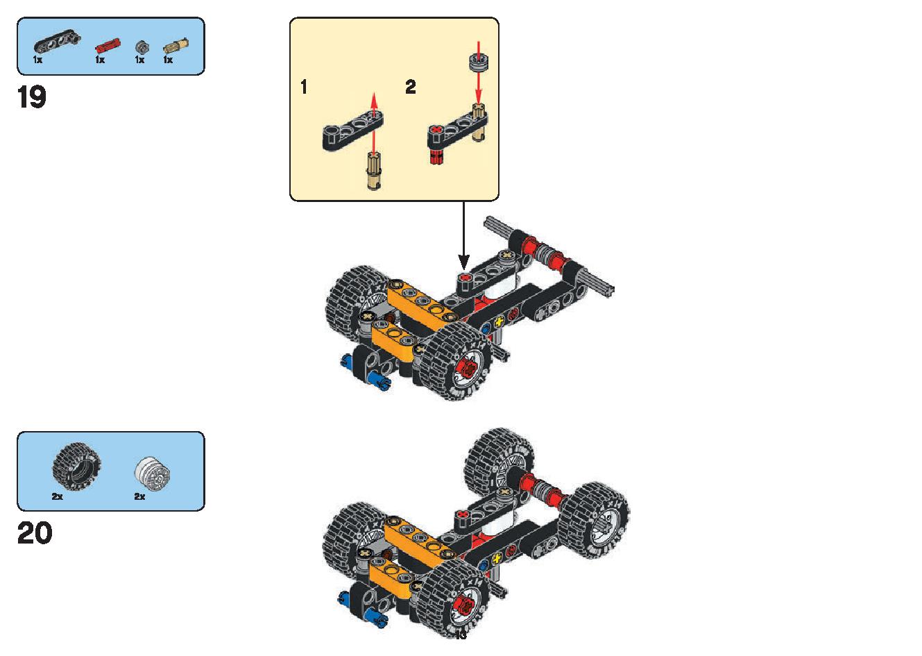 Buggy 42101 LEGO information LEGO instructions 13 page