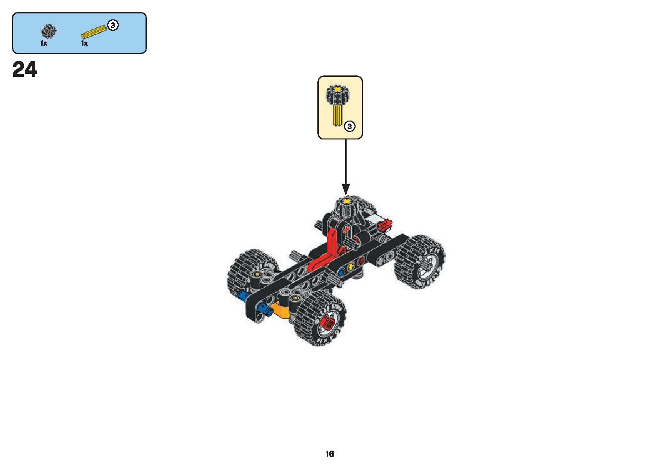 Buggy 42101 LEGO information LEGO instructions 16 page