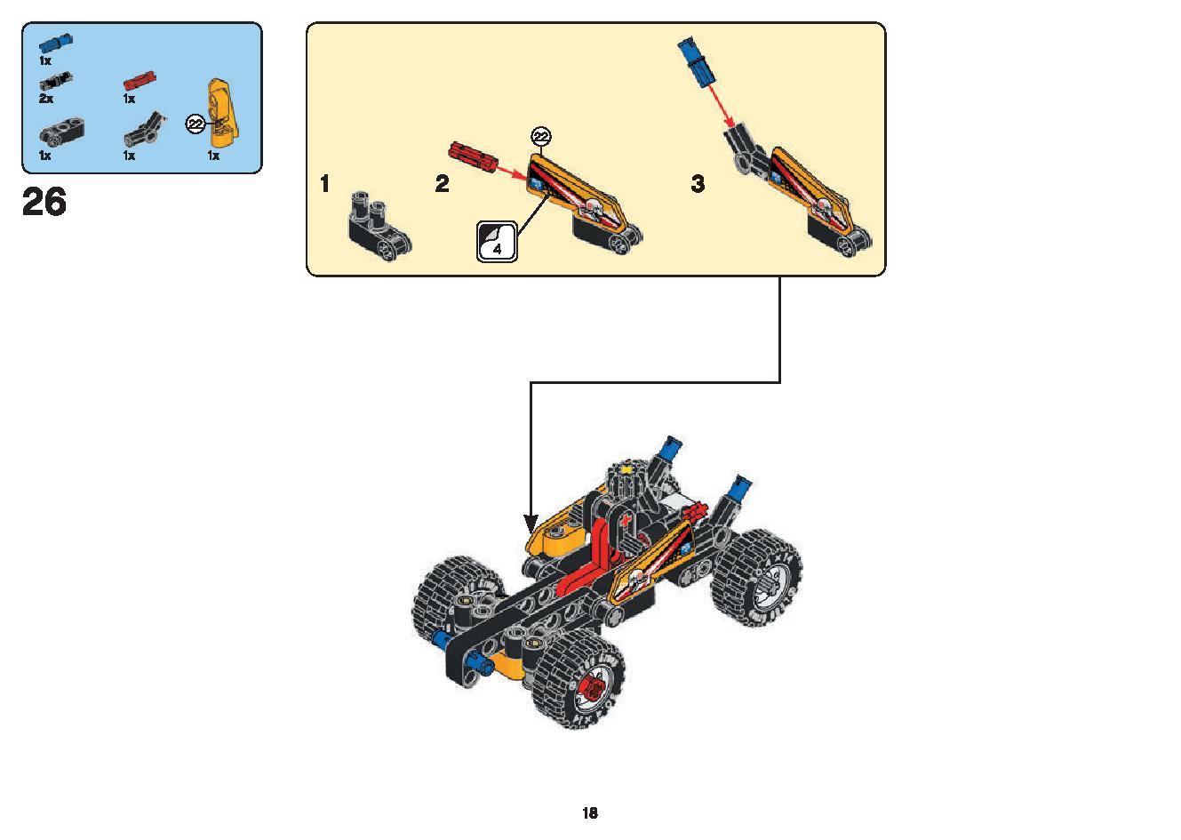 Buggy 42101 LEGO information LEGO instructions 18 page
