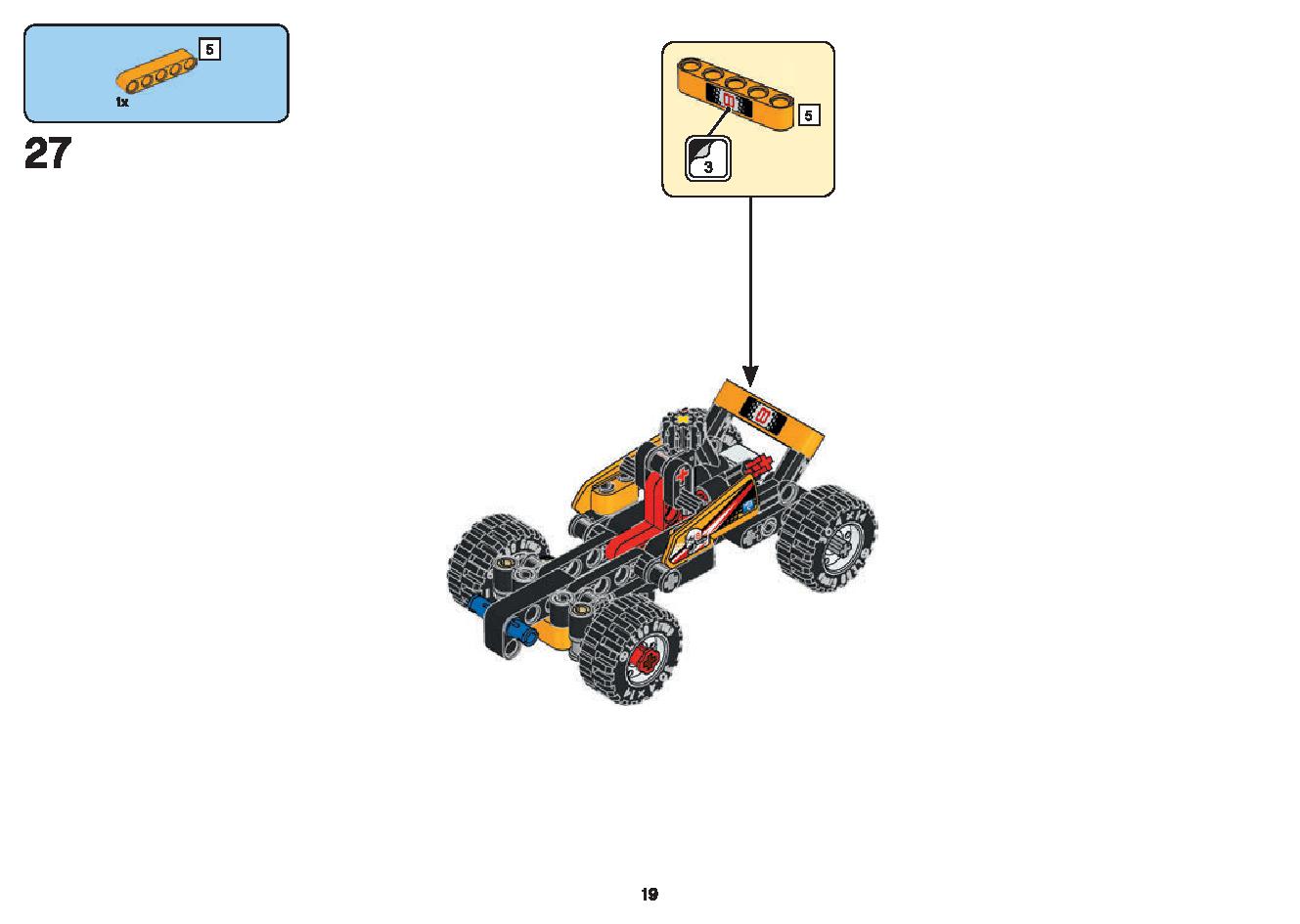 Buggy 42101 LEGO information LEGO instructions 19 page