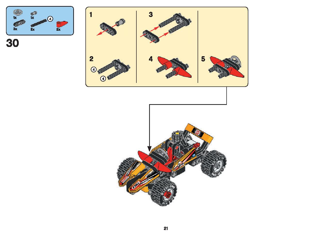Buggy 42101 LEGO information LEGO instructions 21 page