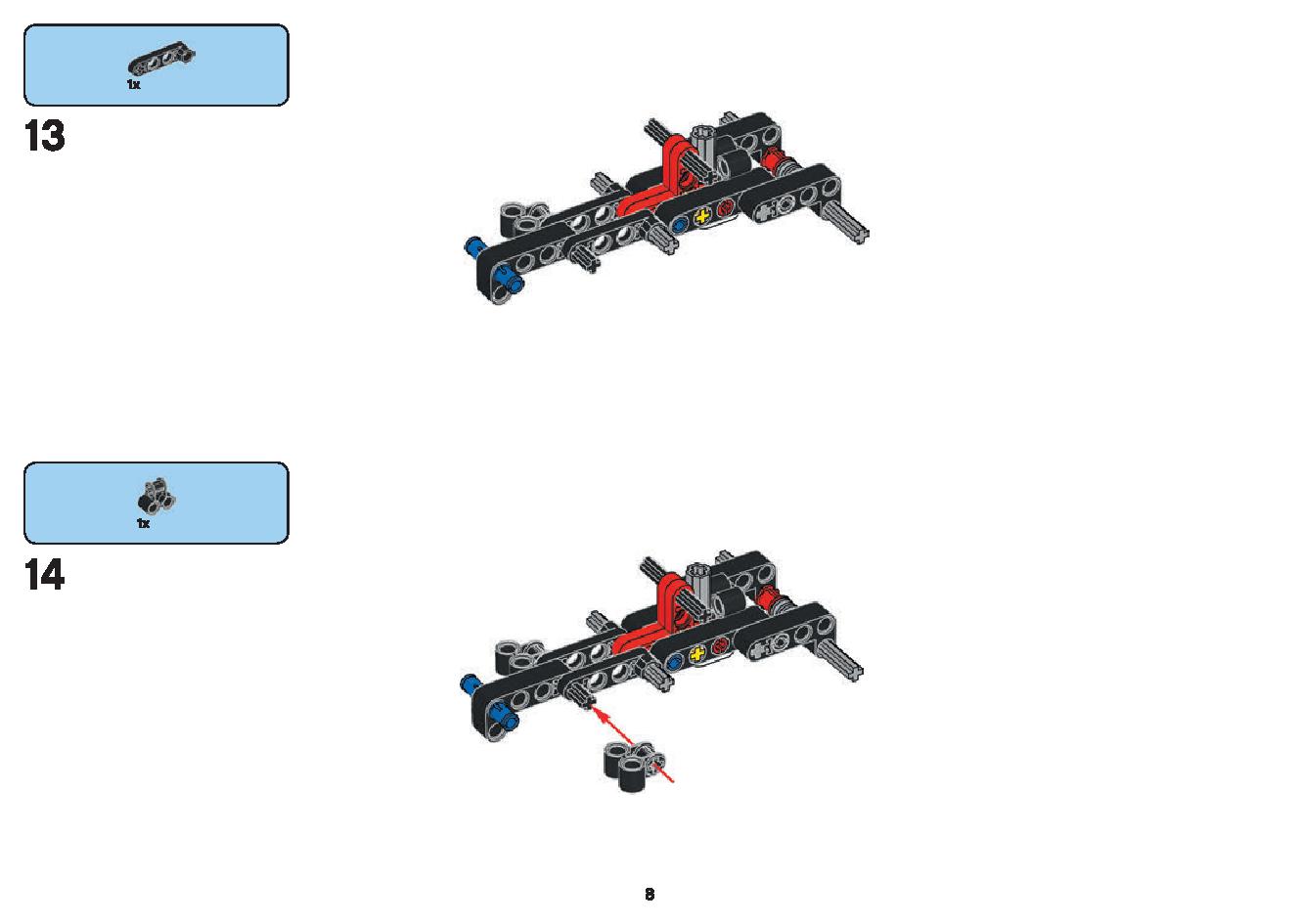 Buggy 42101 LEGO information LEGO instructions 8 page