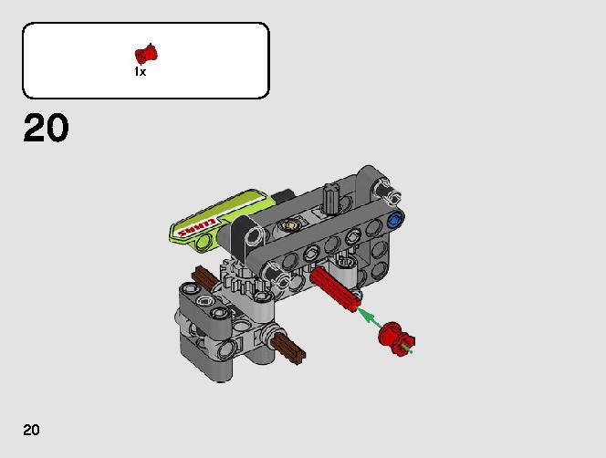 Mini CLAAS XERION 42102 LEGO information LEGO instructions 20 page