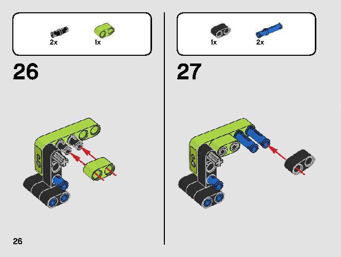 Mini CLAAS XERION 42102 LEGO information LEGO instructions 26 page