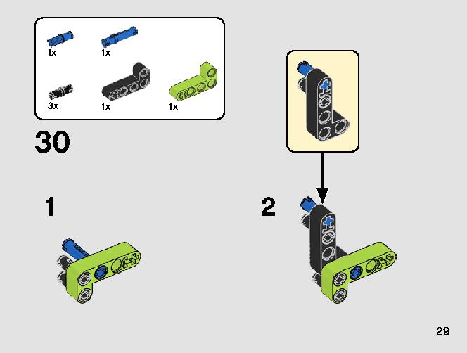 Mini CLAAS XERION 42102 LEGO information LEGO instructions 29 page