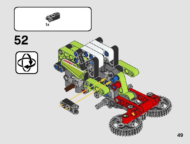 Mini CLAAS XERION 42102 LEGO information LEGO instructions 49 page