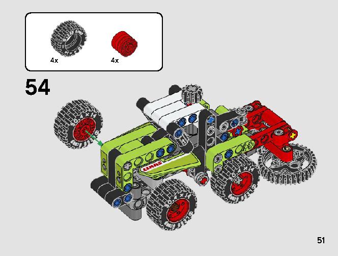 Mini CLAAS XERION 42102 LEGO information LEGO instructions 51 page