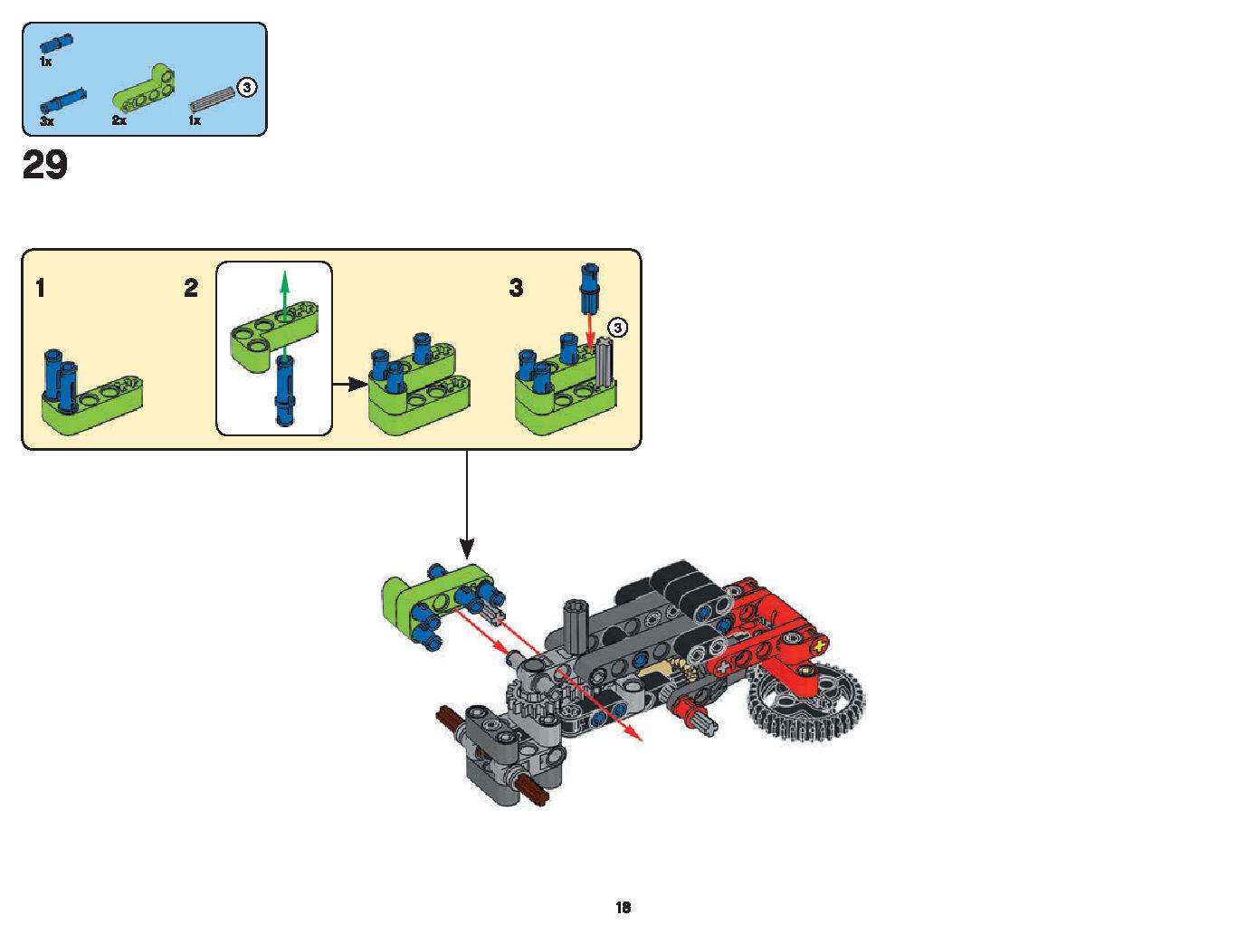 Mini CLAAS XERION 42102 LEGO information LEGO instructions 18 page