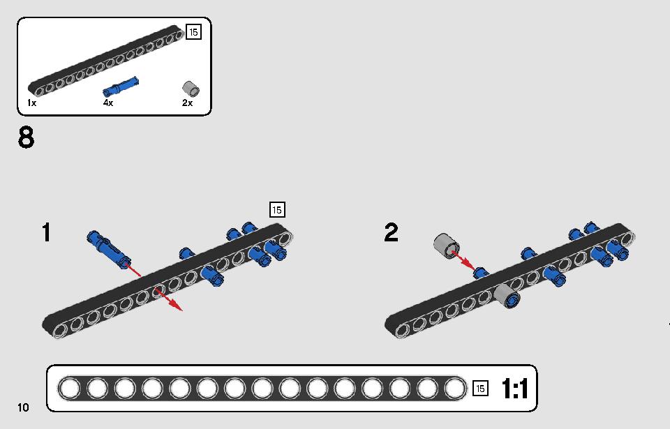 Dragster 42103 LEGO information LEGO instructions 10 page