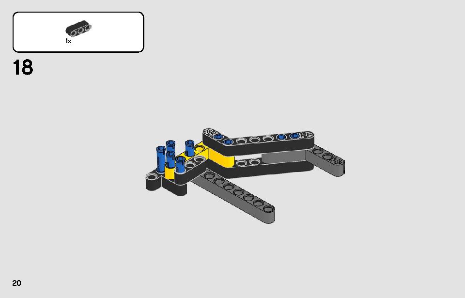 ドラッグスター 42103 レゴの商品情報 レゴの説明書・組立方法 20 page