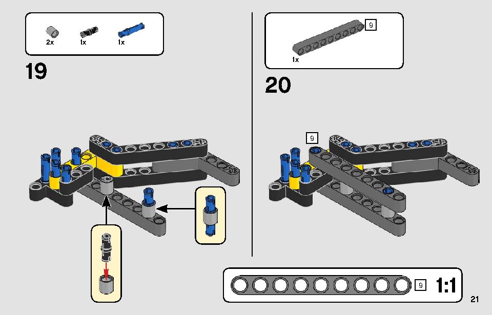 ドラッグスター 42103 レゴの商品情報 レゴの説明書・組立方法 21 page