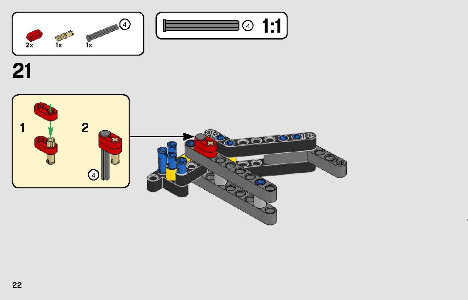 ドラッグスター 42103 レゴの商品情報 レゴの説明書・組立方法 22 page