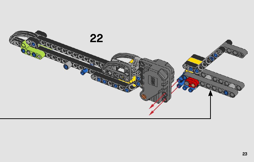 ドラッグスター 42103 レゴの商品情報 レゴの説明書・組立方法 23 page