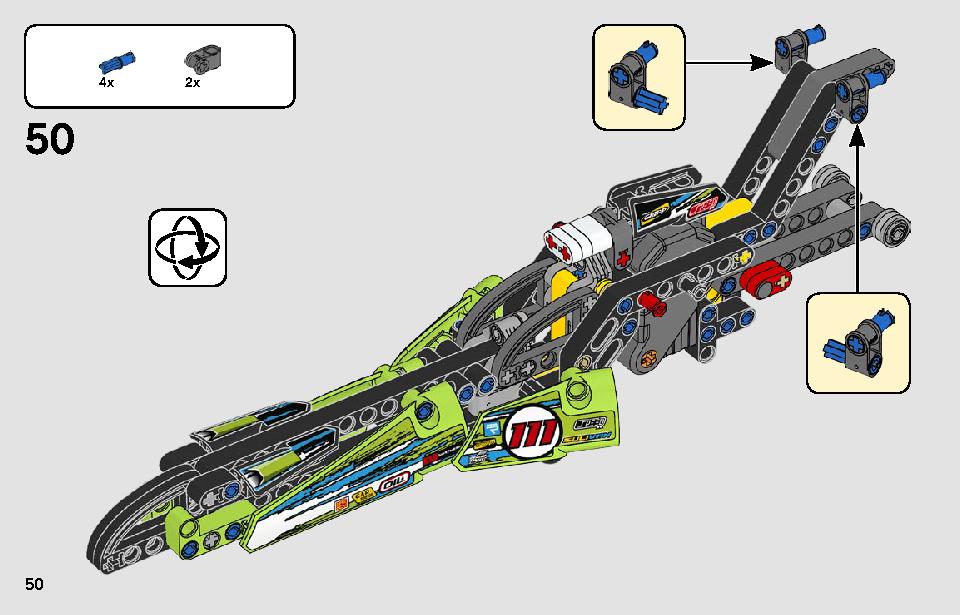 ドラッグスター 42103 レゴの商品情報 レゴの説明書・組立方法 50 page