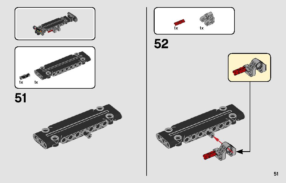 ドラッグスター 42103 レゴの商品情報 レゴの説明書・組立方法 51 page