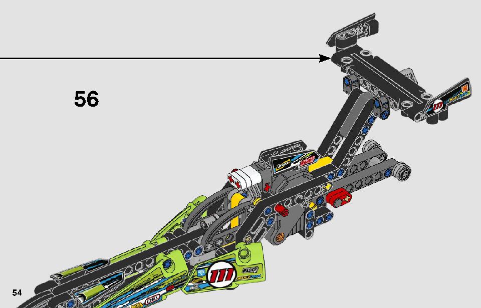 Dragster 42103 LEGO information LEGO instructions 54 page