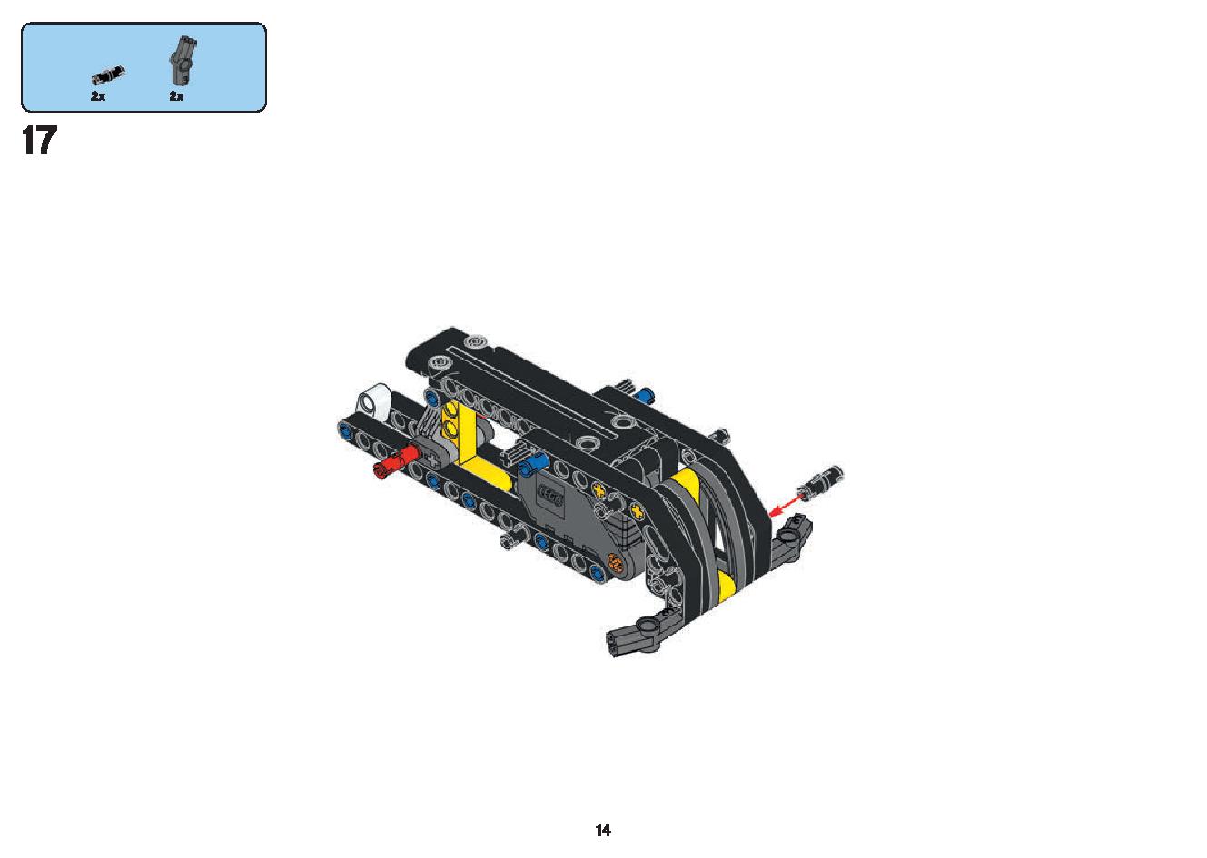 Dragster 42103 LEGO information LEGO instructions 14 page