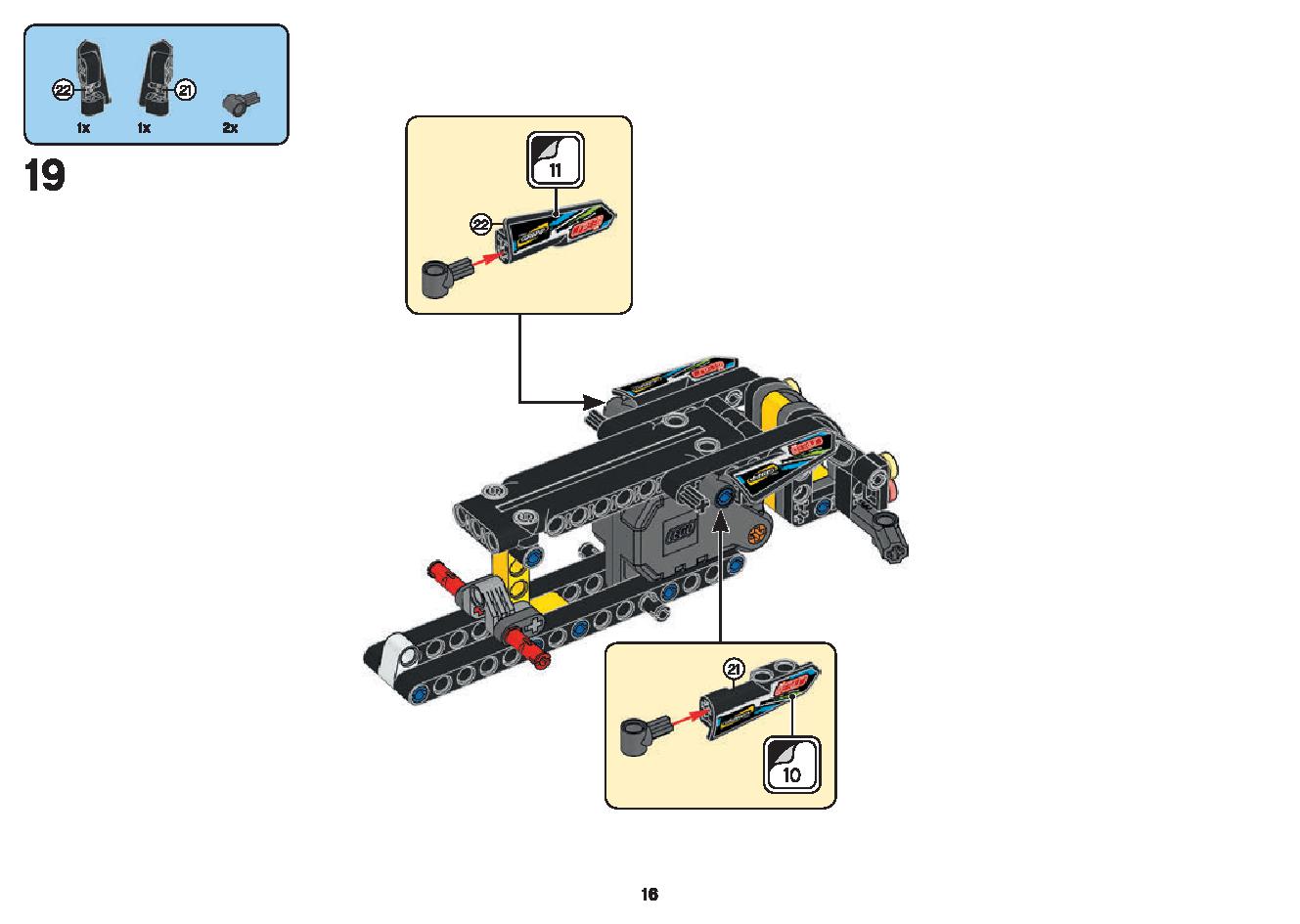 Dragster 42103 LEGO information LEGO instructions 16 page