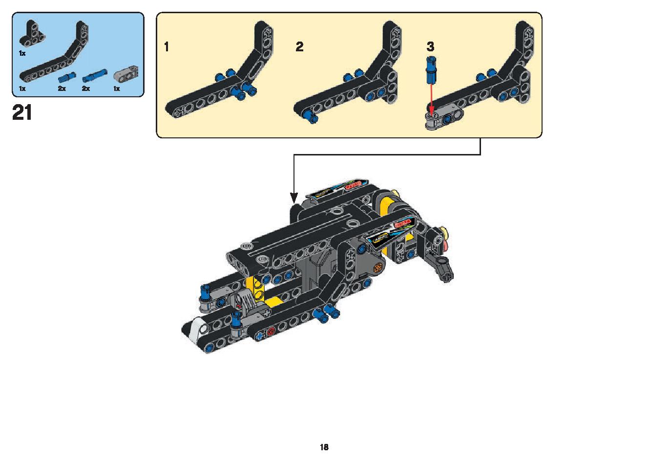 Dragster 42103 LEGO information LEGO instructions 18 page