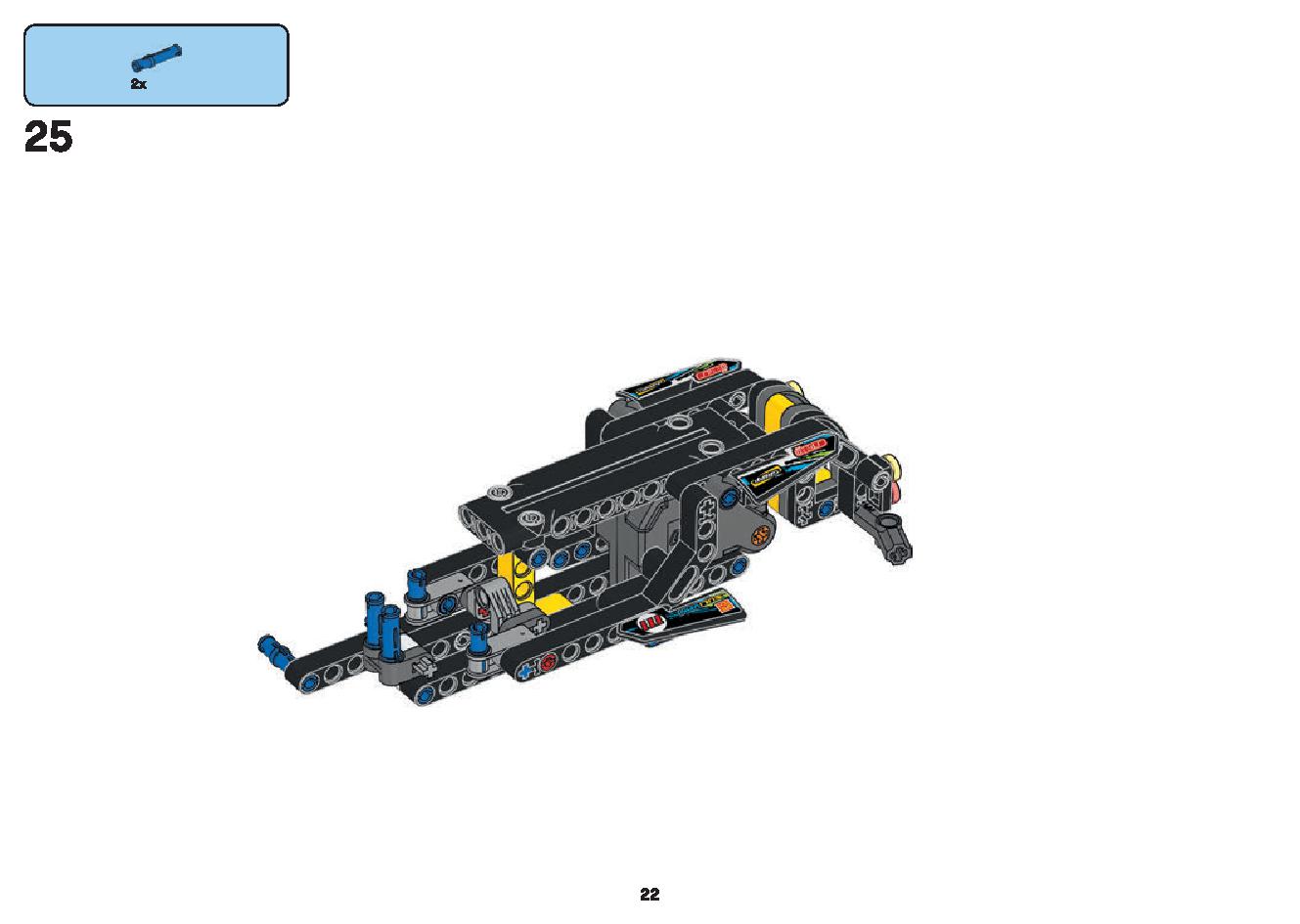 Dragster 42103 LEGO information LEGO instructions 22 page