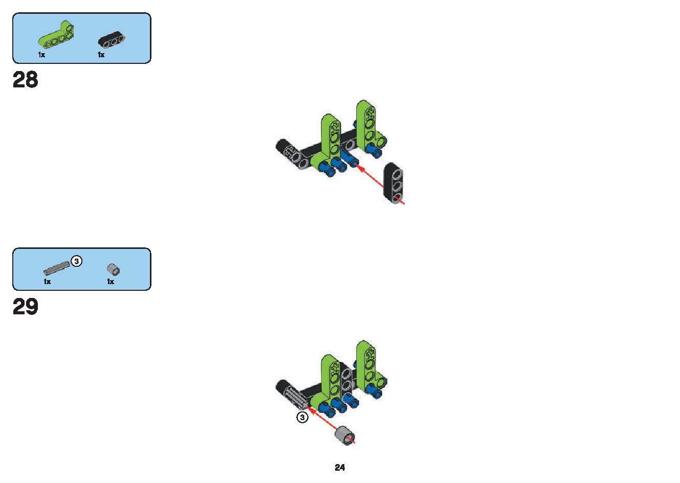Dragster 42103 LEGO information LEGO instructions 24 page