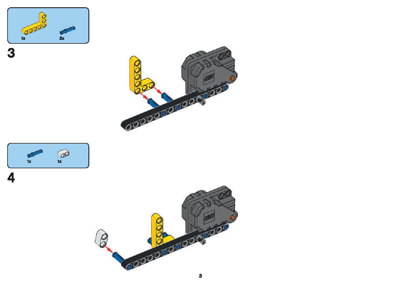Dragster 42103 LEGO information LEGO instructions 3 page