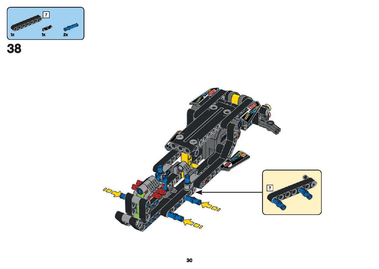 Dragster 42103 LEGO information LEGO instructions 30 page