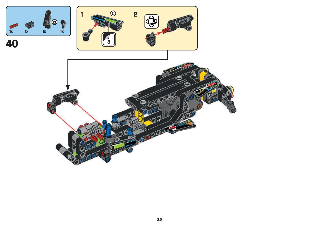 Dragster 42103 LEGO information LEGO instructions 32 page