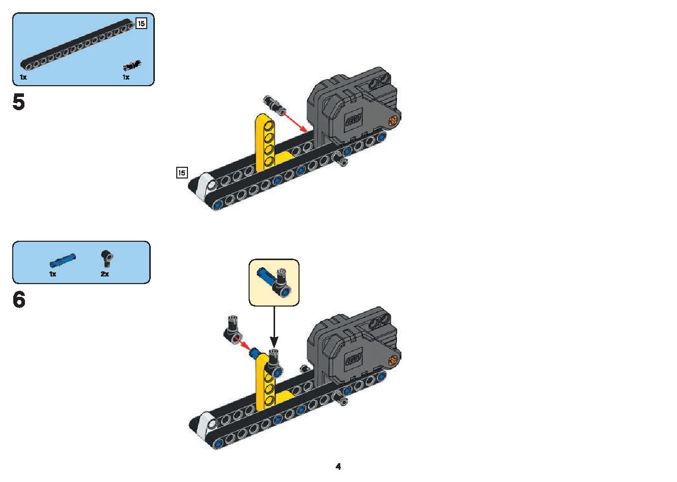 Dragster 42103 LEGO information LEGO instructions 4 page